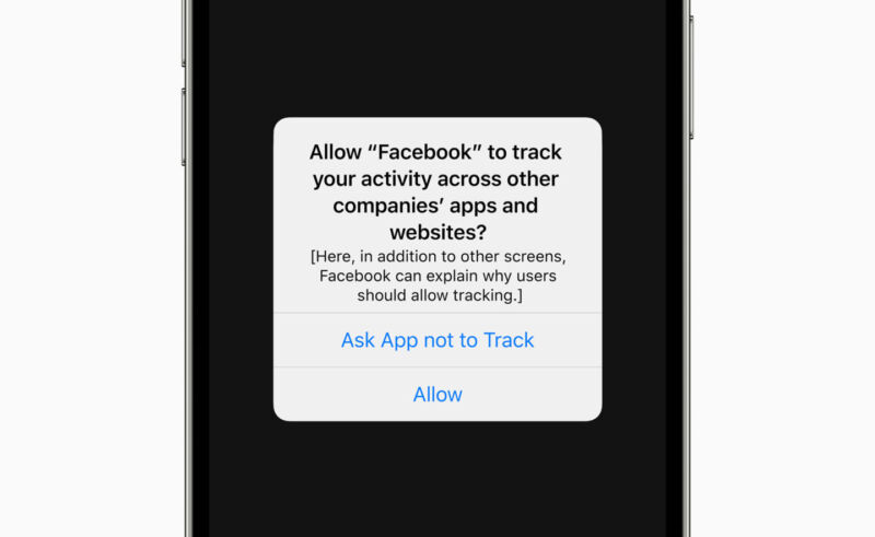 iOS 14 Facebook Opt-In Popup (Cookie Ban)